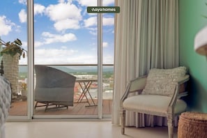 Apartment, Mehrere Betten, Kamin, Meerblick (1201-Icon 3-PV) | Innenbereich