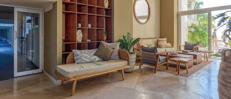 Studio, 1 King Bed with Sofa bed, Balcony, Ocean View (Harbor 171 Torre Norte 1210) | Interior