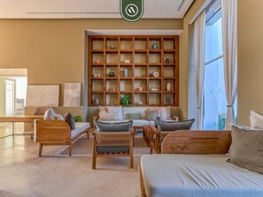 Studio, 1 King Bed with Sofa bed, Balcony, Ocean View (Harbor 171 Torre Norte 1210) | Living area - Amazing Studio With Oceanview - Pool - Beach - Gym (Puerto Vallarta)