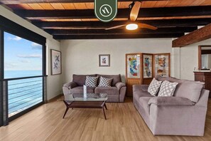 Appartement, Plusieurs lits, accĂšs Ă la piscine, vue sur lâocĂ©an (Solomar 53) | Aire de sĂ©jour