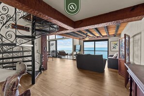 Apartment, Mehrere Betten, Küche, Meerblick (Solamar 53) | Wohnbereich