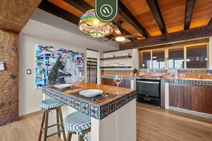 Apartment, Multiple Beds, Pool Access, Ocean View (Solomar 53) | Private kitchen | Electric kettle