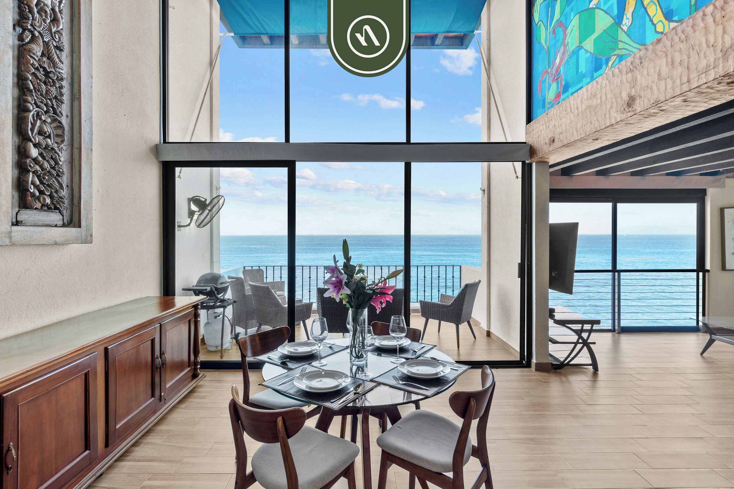 Departamento, varias camas, cocina, vista al océano (Solamar 53) | Interior