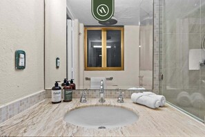 Apartment, Multiple Beds, Pool Access, Ocean View (Solomar 53) | Bathroom | Towels - Oceanfront 2 BR Condo With Spectacular View - Pool (Puerto Vallarta)