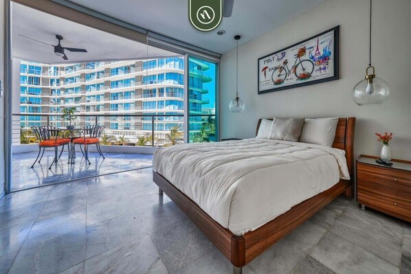 Apartment, Multiple Beds, Pool Access, Ocean View (Aria Ocean T2 251) | 2 bedrooms, individually decorated, individually furnished