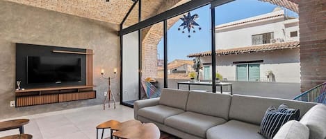 Condo, Multiple Beds, Pool Access, Pool View (Bliss 450 2 - 5) | Living area | 42-inch flat-screen TV with digital channels