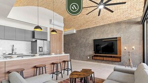 Leilighet, flere senger, adgang til basseng, bassengutsikt (Bliss 450 2 - 5) | Oppholdsområde