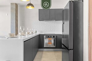 Condo, Multiple Beds, Pool Access, Pool View (Bliss 450 2 - 5) | Private kitchen - Restored Historic 2 BR Condo in Downtown - Pool (Puerto Vallarta)
