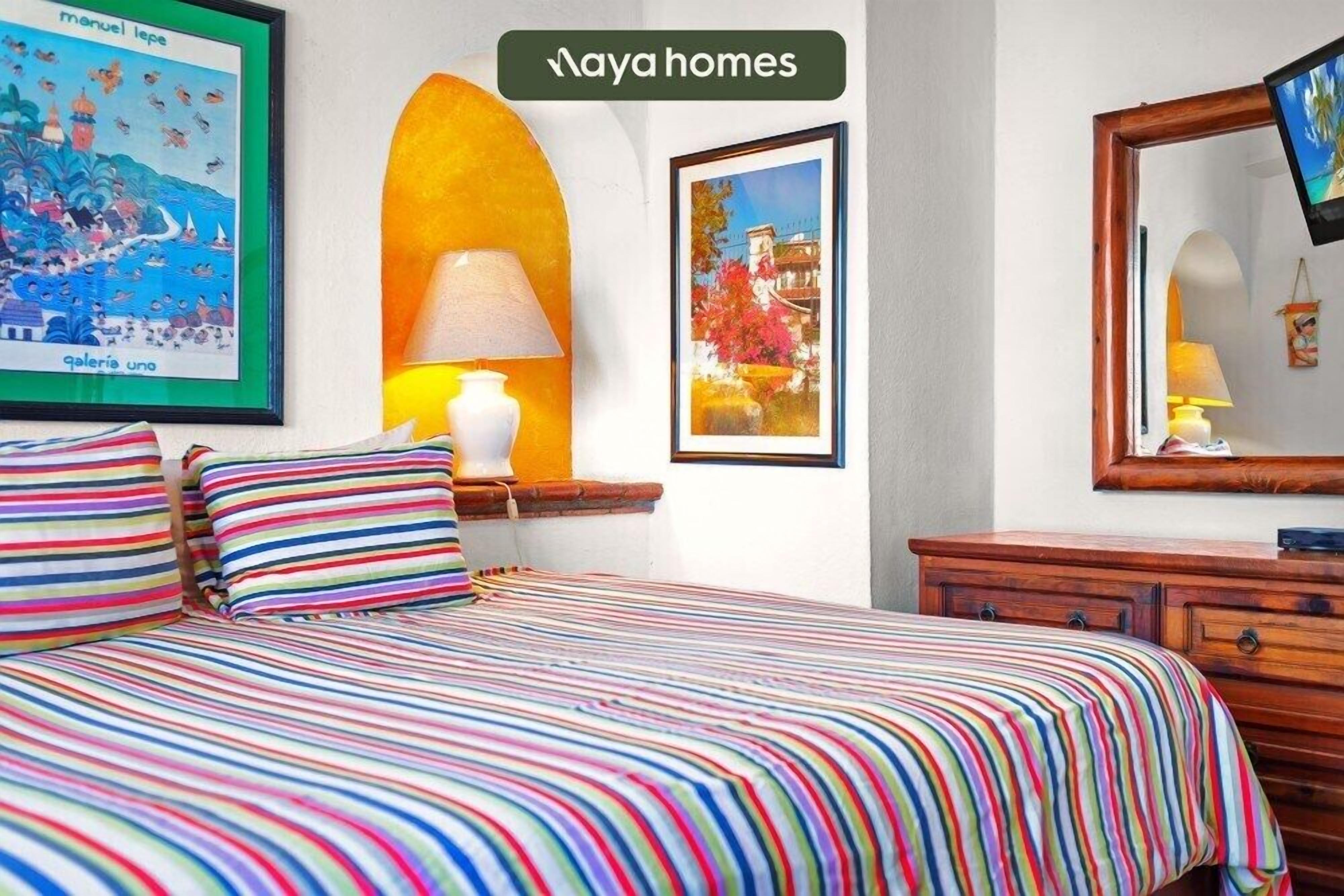 1 bedroom, individually decorated, individually furnished, bed sheets