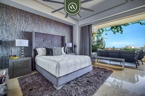 Appartement, plusieurs lits, cuisine, vue océan (Soho PV 104)