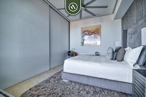 Appartement, Plusieurs lits, cuisine, vue sur l’océan (Soho PV 104) | 2 chambres, décor unique, ameublement unique