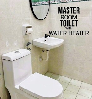 Dusche, Haartrockner, Bidet, Handtücher