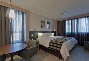 Apartment, 1 Bedroom, Private Bathroom | Desk, laptop workspace, soundproofing, iron/ironing board
