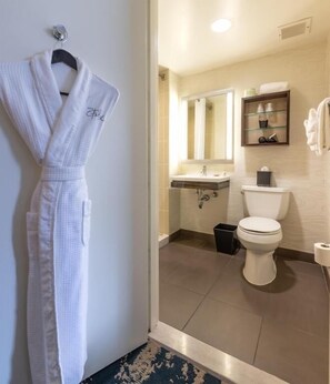 Hair dryer, towels