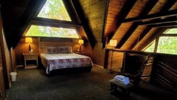 Cabana com design assinado, 3 quartos, varanda, ao lado da montanha | Individualmente decorados, individualmente mobiliados