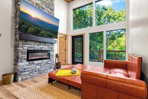 Fernseher, Kamin, Videospiele, Arbeitsbereiche