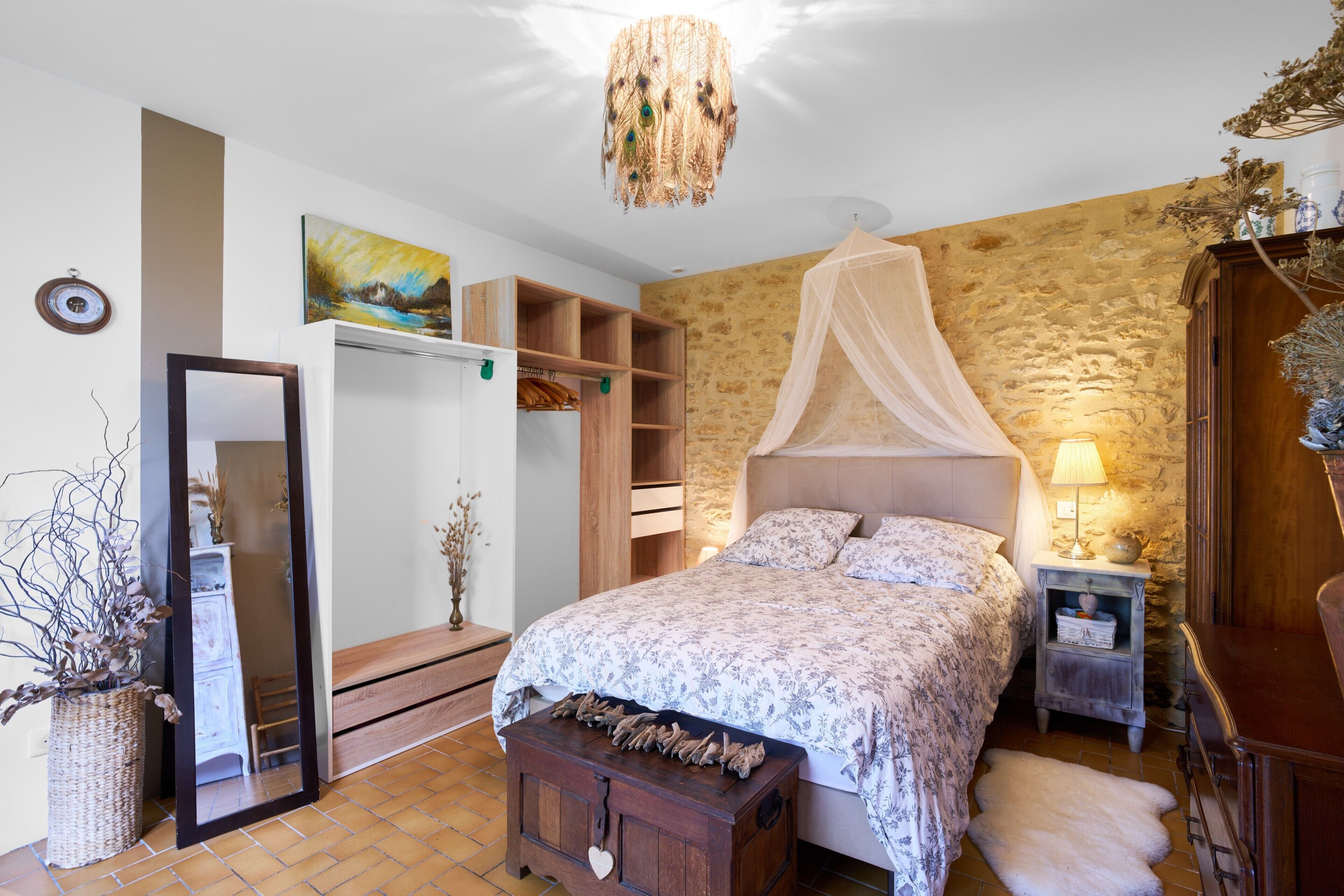 1 makuuhuone, vuodevaatteet