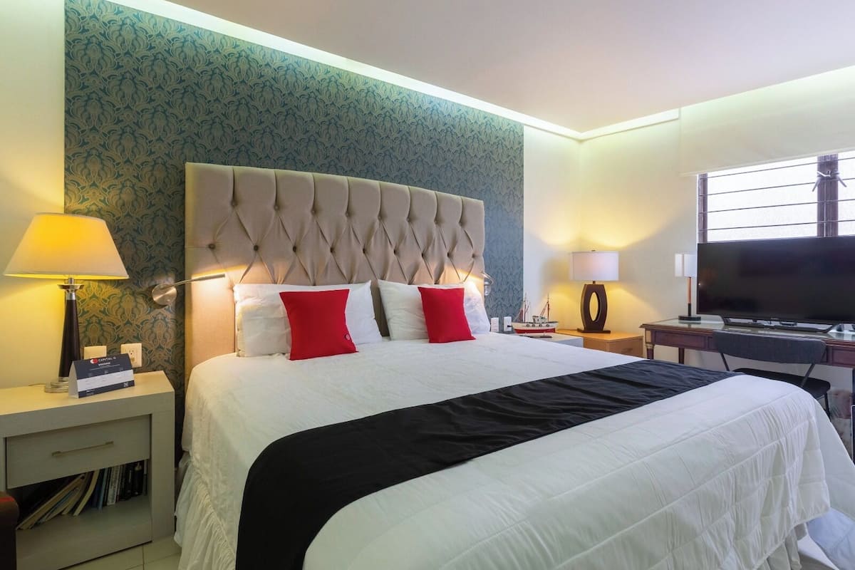 Quarto júnior, vista para a cidade | Wi-Fi de cortesia