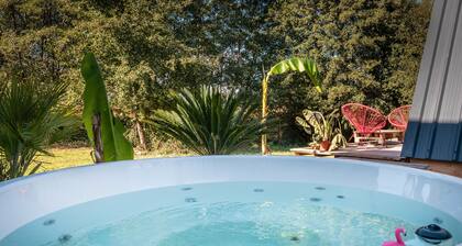 Chalet 'Le Barbu - Coarraze' con Terraza Privada, Wi-Fi y Aire Acondicionado