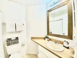 Shower, hair dryer