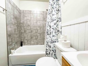 Shower, hair dryer