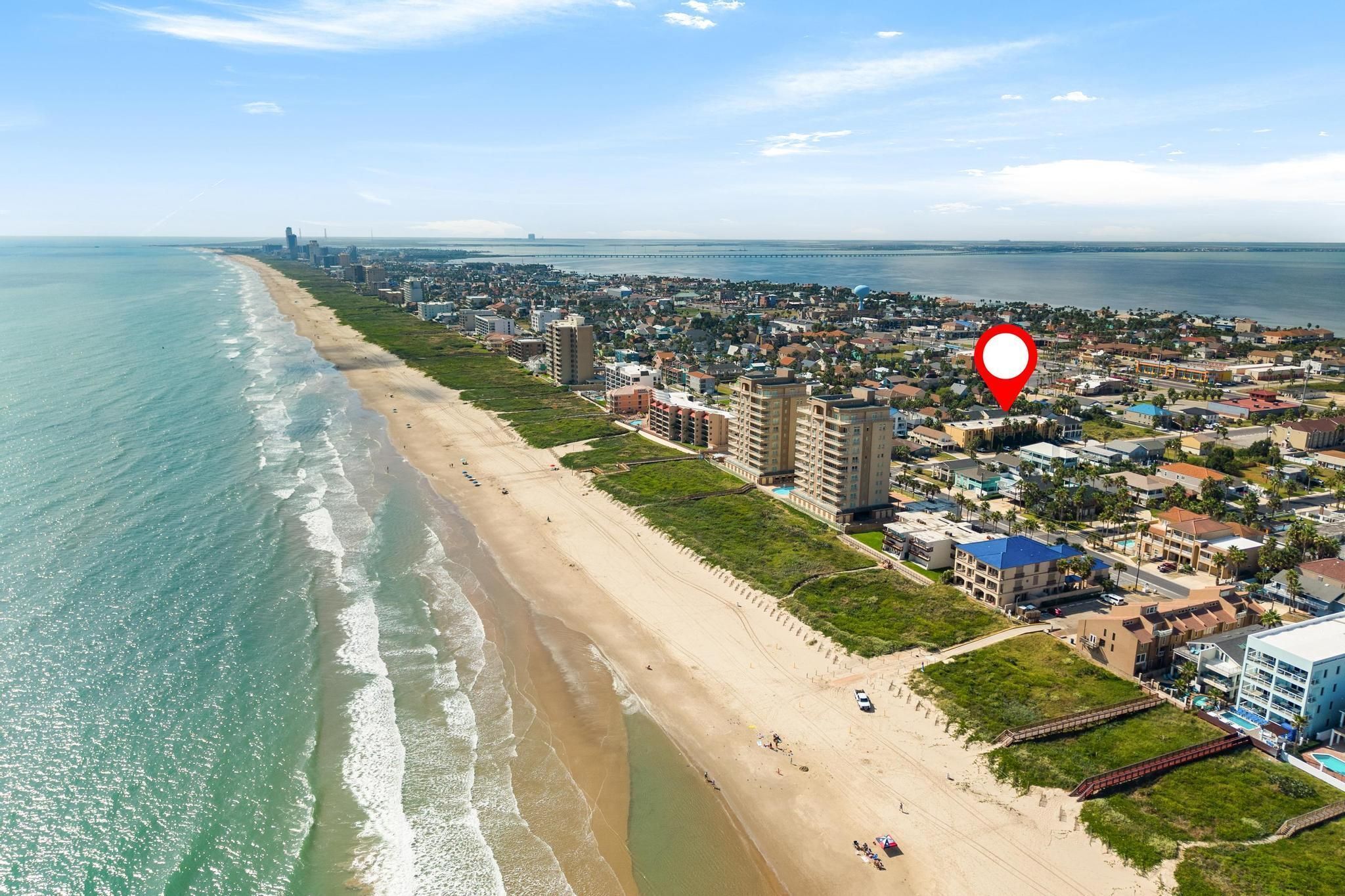 Beach nearby, sun loungers