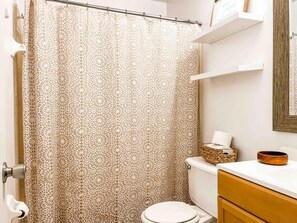 Regadera y secadora de cabello 