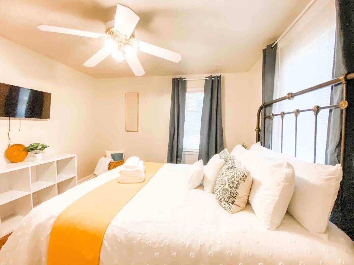 1 makuuhuone, silitysrauta/-lauta, Wi-Fi, vuodevaatteet