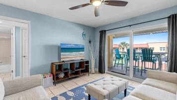 Condo, Multiple Beds (Point East 320) | Living area