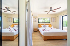 3 bedrooms, iron/ironing board, WiFi, bed sheets