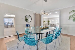 Luxury Villa, Multiple Bedrooms, Private Pool, Pool View | Dining room - Villa Valentino Luxury 8BR Villa & Pool (Palm Harbor)