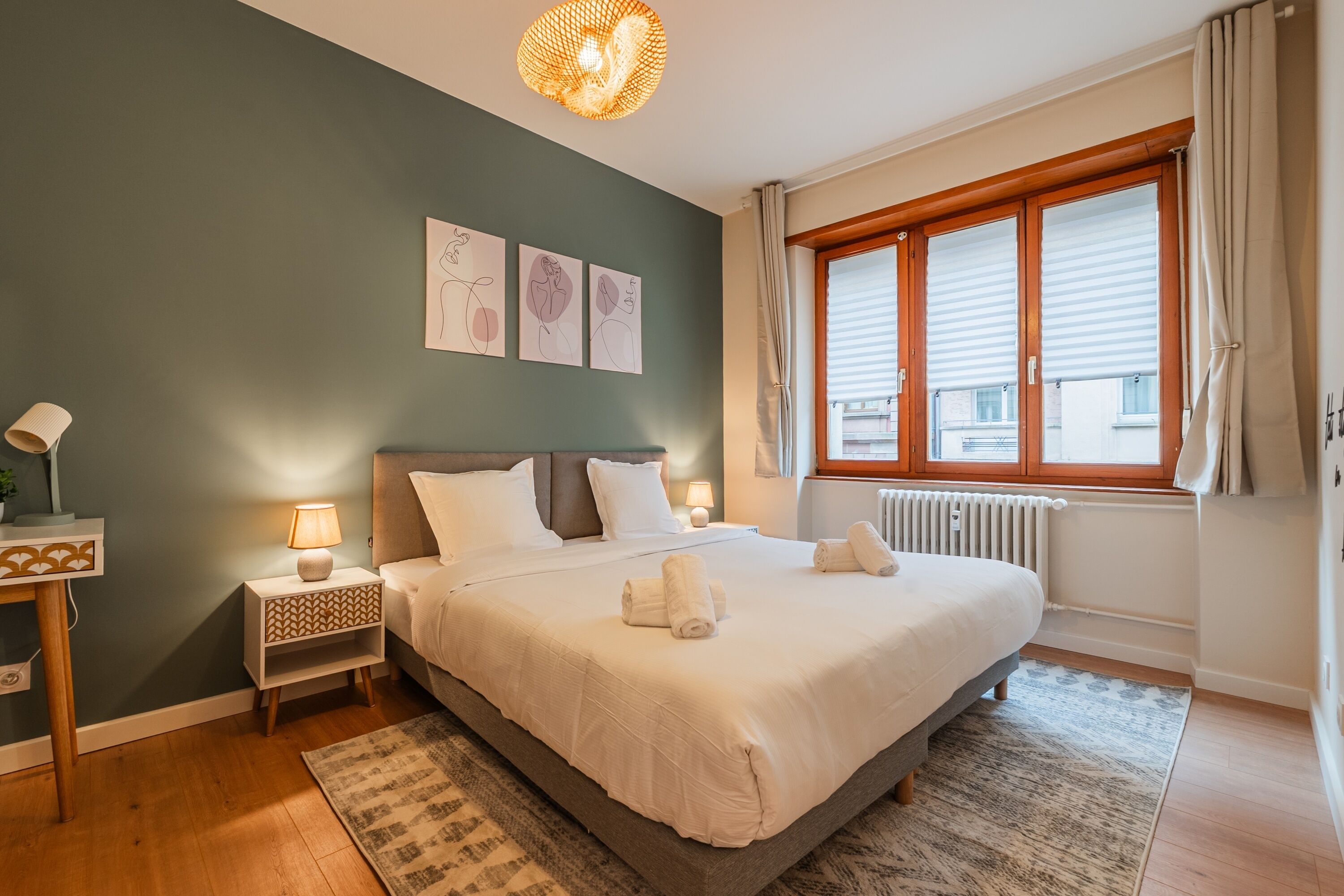 3 chambres, fer et planche à repasser, Wi-Fi gratuit, draps fournis