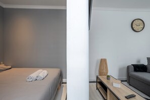 1 غرفة نوم وملاءات أسرّة