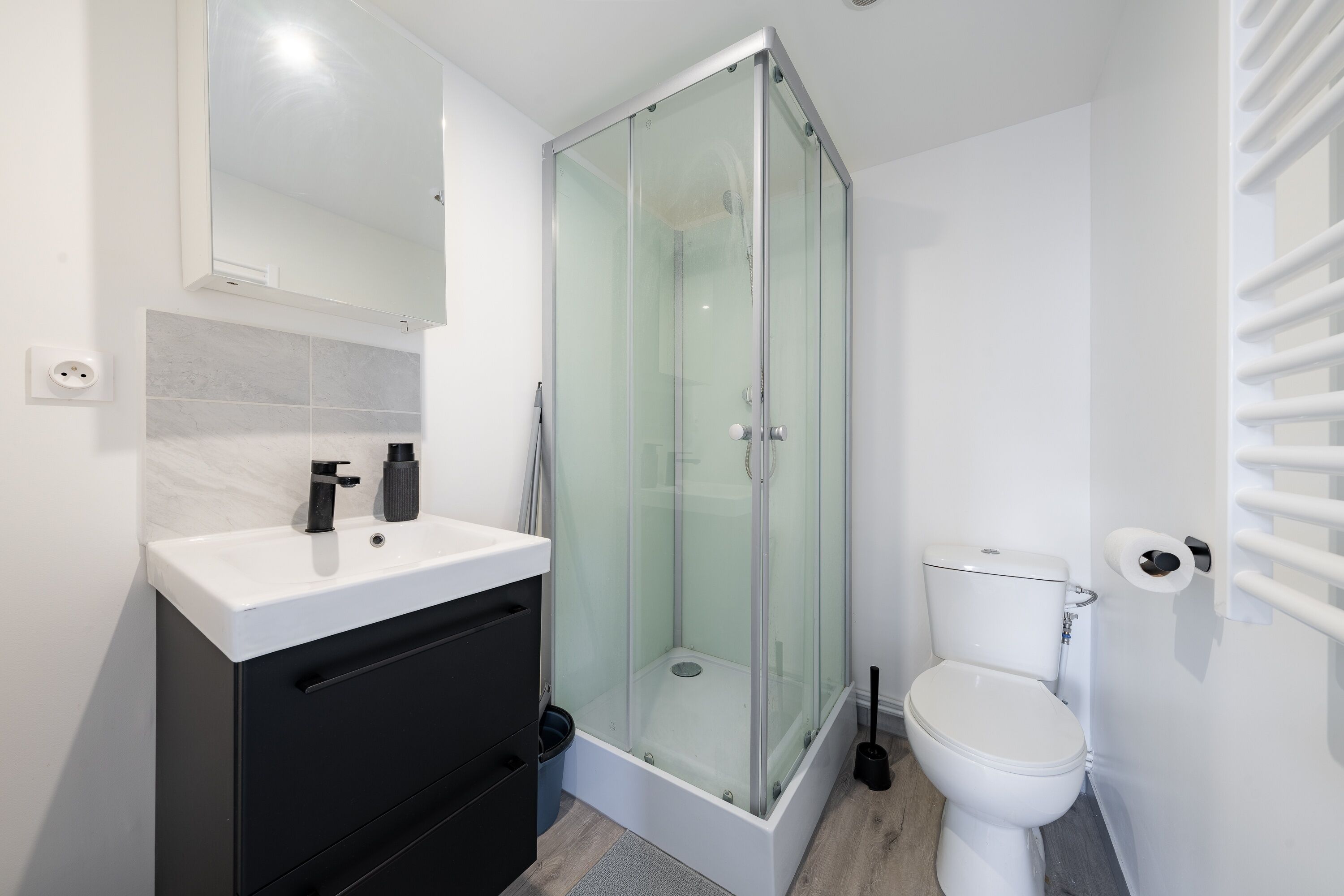 Haartrockner, Handtücher