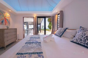 2 bedrooms, travel cot, WiFi, bed sheets - Fare Nalu - 2BR Beach Bungalow (Haapiti)