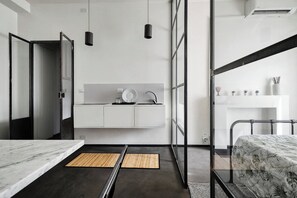 1 Schlafzimmer, Bügeleisen/Bügelbrett, kostenloses WLAN, Bettwäsche