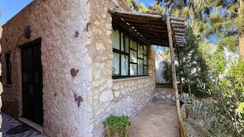 Blick von der Unterkunft