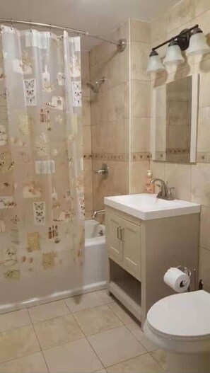 Hair dryer, towels