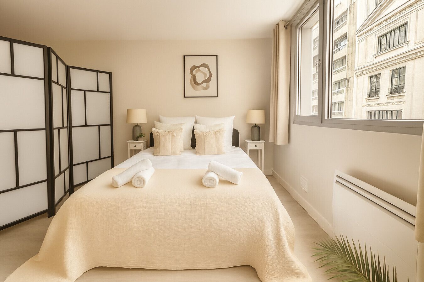 Iron/ironing board, WiFi, bed sheets