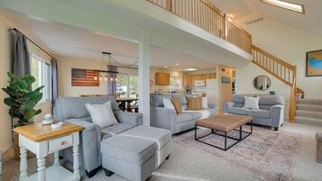 Smart TV, video games, table football, ping pong