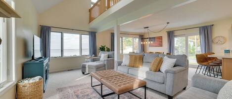 Smart TV, video games, table football, ping pong