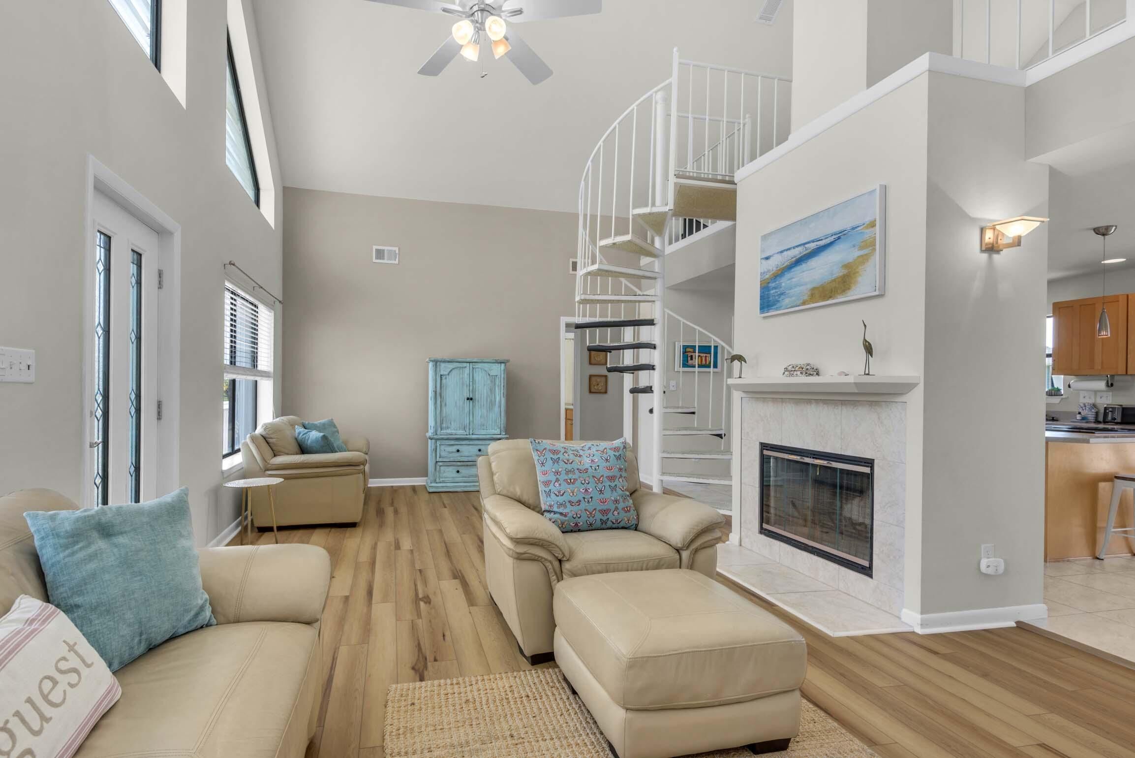 House, Multiple Beds (Blue Heron) | Living area