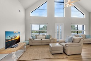 House, Multiple Beds (Blue Heron) | Living area - Blue Heron (Pensacola Beach)