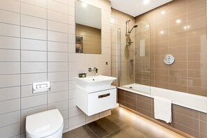 Shower, hair dryer