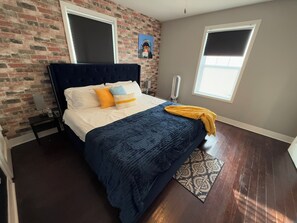 2 bedrooms, iron/ironing board, travel crib, free WiFi