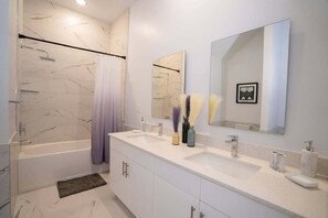 Shower, hair dryer