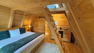 Superior-Chalet, Balkon, Bergblick