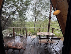 Superior Chalet, Balcony, Mountain View | Terrace/patio