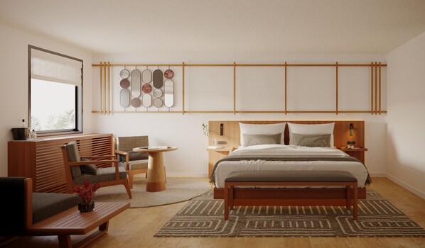 Habitación individual Premier | Espacio para trabajar con laptop, cortinas blackout y wifi gratis