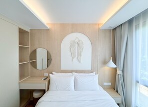 2 habitaciones, tabla de planchar con plancha, wifi y ropa de cama 